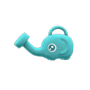 Light blue elephant watering can for Animal Crossing: New Horizons
