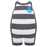 Horizontal-Striped Wet Suit Animal Crossing New Horizons | ACNH Items - ACNHMALL