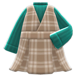 Checkered Jumper Dress Animal Crossing New Horizons | ACNH Items - ACNHMALL