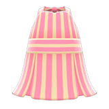 Striped Halter Dress Animal Crossing New Horizons | ACNH Items - ACNHMALL