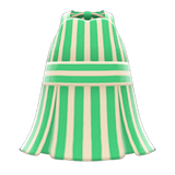 Striped Halter Dress Animal Crossing New Horizons | ACNH Items - ACNHMALL