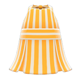 Striped Halter Dress Animal Crossing New Horizons | ACNH Items - ACNHMALL