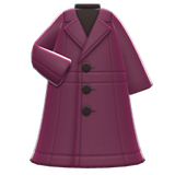 Long Pleather Coat Animal Crossing New Horizons | ACNH Items - ACNHMALL