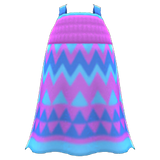 Zigzag-Print Dress Animal Crossing New Horizons | ACNH Items - ACNHMALL