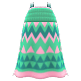 Zigzag-Print Dress Animal Crossing New Horizons | ACNH Items - ACNHMALL