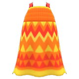 Zigzag-Print Dress Animal Crossing New Horizons | ACNH Items - ACNHMALL
