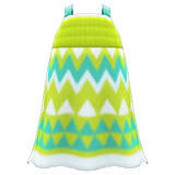 Zigzag-Print Dress Animal Crossing New Horizons | ACNH Items - ACNHMALL
