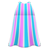 Striped Maxi Dress Animal Crossing New Horizons | ACNH Items - ACNHMALL
