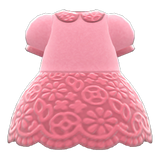 Floral Lace Dress Animal Crossing New Horizons | ACNH Items - ACNHMALL