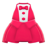 Chic Tuxedo Dress Animal Crossing New Horizons | ACNH Items - ACNHMALL
