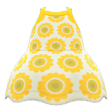 Sunflower Dress Animal Crossing New Horizons | ACNH Items - ACNHMALL