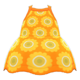 Sunflower Dress Animal Crossing New Horizons | ACNH Items - ACNHMALL