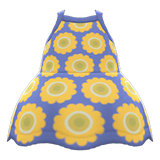 Sunflower Dress Animal Crossing New Horizons | ACNH Items - ACNHMALL