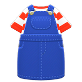 Overall Dress Animal Crossing New Horizons | ACNH Items - ACNHMALL