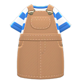 Overall Dress Animal Crossing New Horizons | ACNH Items - ACNHMALL