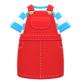 Overall Dress Animal Crossing New Horizons | ACNH Items - ACNHMALL