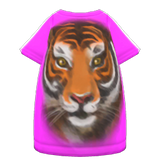 Tiger-Face Tee Dress Animal Crossing New Horizons | ACNH Items - ACNHMALL
