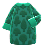 Forest-Print Dress Animal Crossing New Horizons | ACNH Items - ACNHMALL