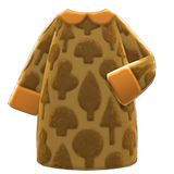 Forest-Print Dress Animal Crossing New Horizons | ACNH Items - ACNHMALL