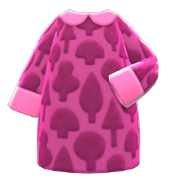 Forest-Print Dress