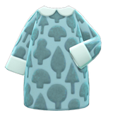Forest-Print Dress Animal Crossing New Horizons | ACNH Items - ACNHMALL