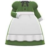 Full-Length Maid Gown Animal Crossing New Horizons | ACNH Items - ACNHMALL