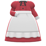 Full-Length Maid Gown Animal Crossing New Horizons | ACNH Items - ACNHMALL