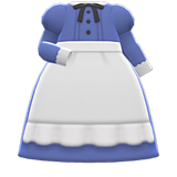 Full-Length Maid Gown Animal Crossing New Horizons | ACNH Items - ACNHMALL