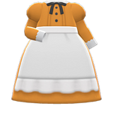 Full-Length Maid Gown Animal Crossing New Horizons | ACNH Items - ACNHMALL