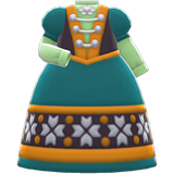Cold-Country Dress Animal Crossing New Horizons | ACNH Items - ACNHMALL
