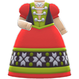 Cold-Country Dress Animal Crossing New Horizons | ACNH Items - ACNHMALL