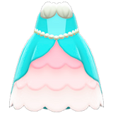 Mermaid Princess Dress Animal Crossing New Horizons | ACNH Items - ACNHMALL