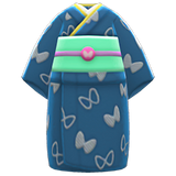 Butterfly Visiting Kimono Animal Crossing New Horizons | ACNH Items - ACNHMALL