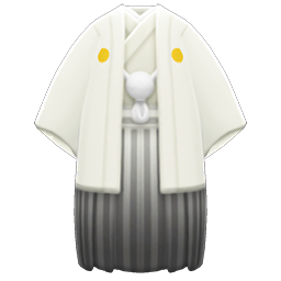 White Hakama With Crest Animal Crossing New Horizons | ACNH Items - ACNHMALL