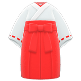 Miko Attire Animal Crossing New Horizons | ACNH Items - ACNHMALL