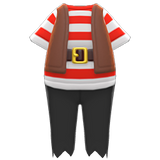 Pirate Outfit Animal Crossing New Horizons | ACNH Items - ACNHMALL