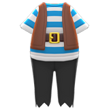 Pirate Outfit Animal Crossing New Horizons | ACNH Items - ACNHMALL