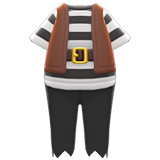 Pirate Outfit Animal Crossing New Horizons | ACNH Items - ACNHMALL