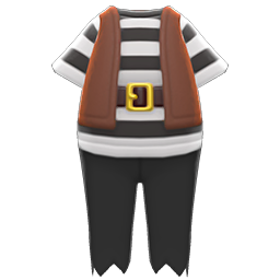 Pirate Outfit Animal Crossing New Horizons | ACNH Items - ACNHMALL