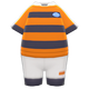 Orange & black