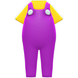 Wario Outfit Animal Crossing New Horizons | ACNH Items - ACNHMALL
