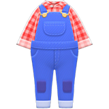 Farmer Overalls Animal Crossing New Horizons | ACNH Items - ACNHMALL