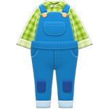 Farmer Overalls Animal Crossing New Horizons | ACNH Items - ACNHMALL