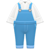 Denim Overalls Animal Crossing New Horizons | ACNH Items - ACNHMALL