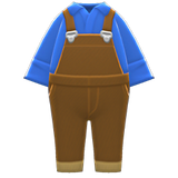 Denim Overalls Animal Crossing New Horizons | ACNH Items - ACNHMALL