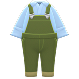 Denim Overalls Animal Crossing New Horizons | ACNH Items - ACNHMALL