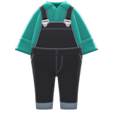 Denim Overalls Animal Crossing New Horizons | ACNH Items - ACNHMALL