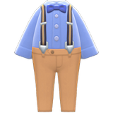 Suspender Outfit Animal Crossing New Horizons | ACNH Items - ACNHMALL