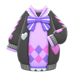 Ribbons & Hearts Knit Dress Animal Crossing New Horizons | ACNH Items - ACNHMALL