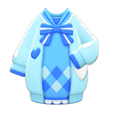 Ribbons & Hearts Knit Dress Animal Crossing New Horizons | ACNH Items - ACNHMALL